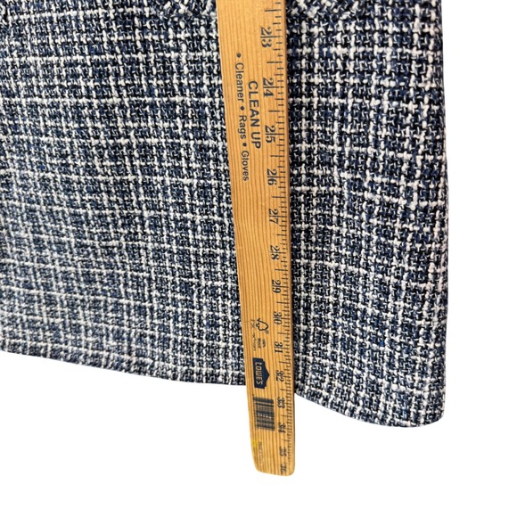 Vintage Y2K Tweed Skirt Suit Lion Button Blazer Mini Set Power Chic XL - Picture 7 of 13